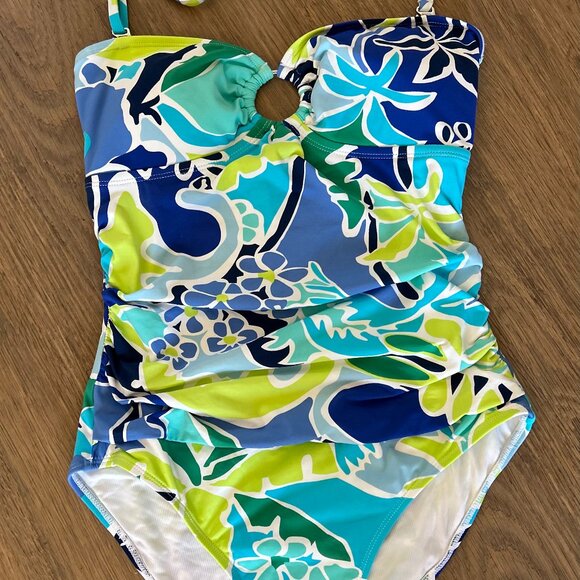 Nautica One Piece Swimsuit - Size M - Picture 1 of 4